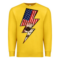 Lemon Lightning Bolt Premium Sweatshirt - JahusDesignShop