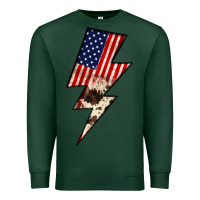 Sports Green Lightning Bolt Premium Sweatshirt - JahusDesignShop