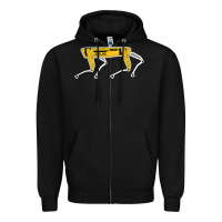Black dynamics robot dog spot for boston militaries t shirt Zipper Hoodie - linhVisuals