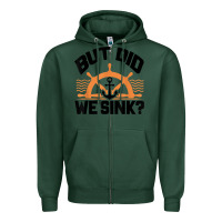 Sports Green funny boat captain gift for boater men women cool boating t shirt Zipper Hoodie - linhVisuals