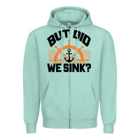 Seafoam funny boat captain gift for boater men women cool boating t shirt Zipper Hoodie - linhVisuals