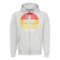 Dove Grey jesus cross retro style vintage t shirt Zipper Hoodie - linhVisuals