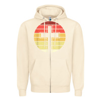 Sandshell jesus cross retro style vintage t shirt Zipper Hoodie - linhVisuals