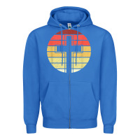 True Royal jesus cross retro style vintage t shirt Zipper Hoodie - linhVisuals