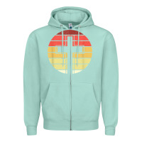 Seafoam jesus cross retro style vintage t shirt Zipper Hoodie - linhVisuals