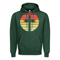 Sports Green jesus cross retro style vintage t shirt Zipper Hoodie - linhVisuals