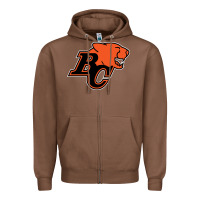 Chestnut bc lions Zipper Hoodie - linhVisuals