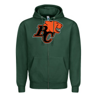Sports Green bc lions Zipper Hoodie - linhVisuals