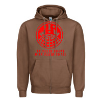 Iww Injury One Is Injury To All Front And Back Red Zip Hoodie Zipper Hoodie | Teevron
