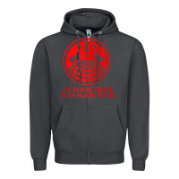 Smoke iww injury one is injury to all front and back red zip hoodie Zipper Hoodie - linhVisuals