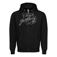 Black i'm your huckleberry tank top Zipper Hoodie - linhVisuals
