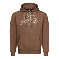Chestnut i'm your huckleberry tank top Zipper Hoodie - linhVisuals
