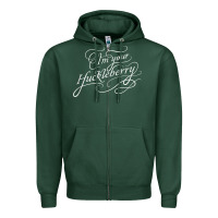 Sports Green i'm your huckleberry tank top Zipper Hoodie - linhVisuals