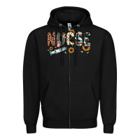 Black nurse Zipper Hoodie - JahusDesignShop