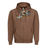 Chestnut nurse Zipper Hoodie - JahusDesignShop