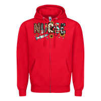 Red nurse Zipper Hoodie - JahusDesignShop