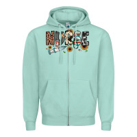 Seafoam nurse Zipper Hoodie - JahusDesignShop