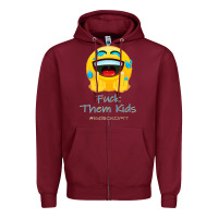 Burgundy imsickofit f.t.k. fuck them kids funny premium t shirt Zipper Hoodie - linhVisuals