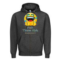 Charcoal Heather imsickofit f.t.k. fuck them kids funny premium t shirt Zipper Hoodie - linhVisuals
