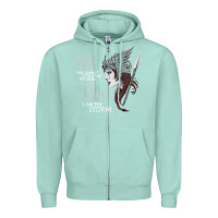 Seafoam fate whispers to her you cannot withstand the storm t shirt Zipper Hoodie - linhVisuals