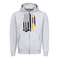 Heather Grey farrier, horse lovers no hoof no horse barefoot father's day pullover Zipper Hoodie - linhVisuals