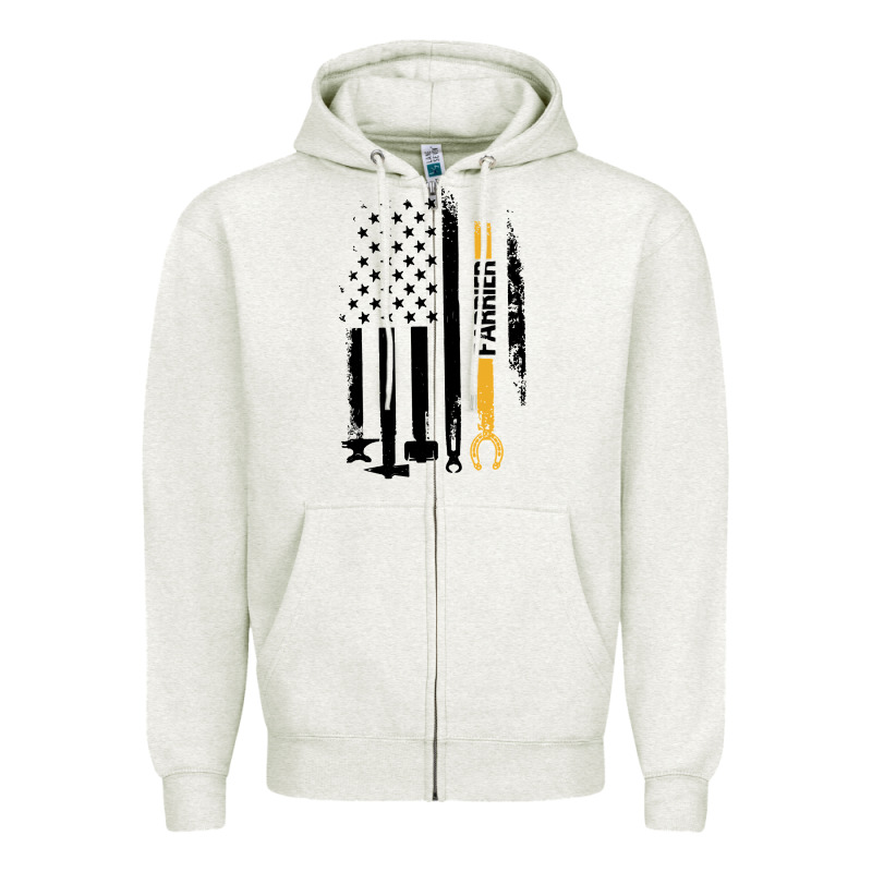 Farrier, Horse Lovers No Hoof No Horse Barefoot Father's Day Pullover Zipper Hoodie by linhVisuals | Teevron