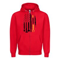 Red farrier, horse lovers no hoof no horse barefoot father's day pullover Zipper Hoodie - linhVisuals