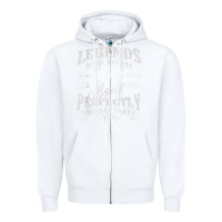 White legends were born in 1942 year of birth birthday t shirt Zipper Hoodie - linhVisuals