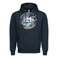 Navy funny women want me, fish fishing fear t shirt Zipper Hoodie - linhVisuals