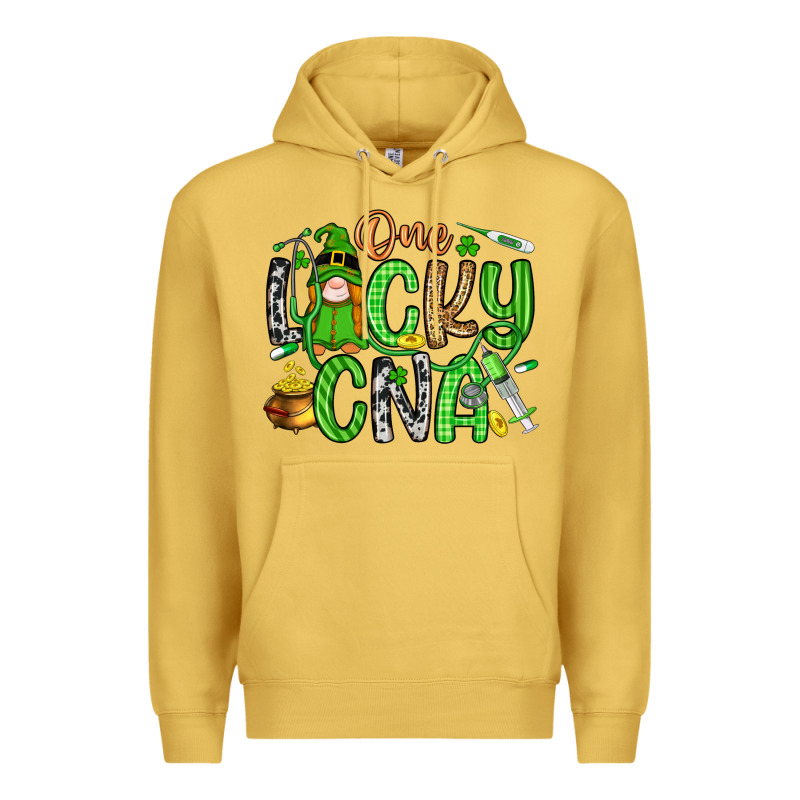One Lucky Cna Premium Hoodie by Artiststas | Teevron