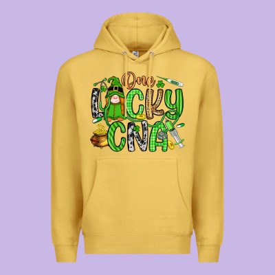 One Lucky Cna Premium Hoodie Designed By Artiststas