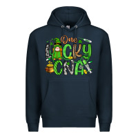 Navy one lucky cna Premium Hoodie - Artiststas