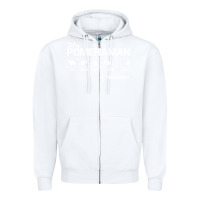 White dog pomeranian cute dog puppy pet black paw Zipper Hoodie - linhVisuals
