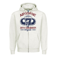 Oatmeal Heather the engineers of 20th brigade t shirt Zipper Hoodie - linhVisuals