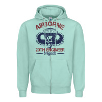 Seafoam the engineers of 20th brigade t shirt Zipper Hoodie - linhVisuals