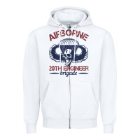 White the engineers of 20th brigade t shirt Zipper Hoodie - linhVisuals
