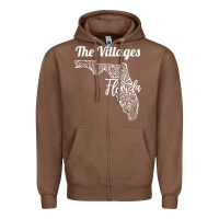 Chestnut the villages fl   florida city mandala t shirt Zipper Hoodie - linhVisuals