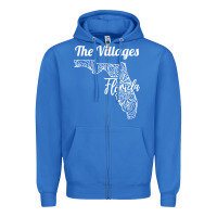 True Royal the villages fl   florida city mandala t shirt Zipper Hoodie - linhVisuals
