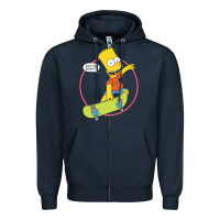 Navy the simpsons bart simpson eat my shorts premium t shirt Zipper Hoodie - linhVisuals