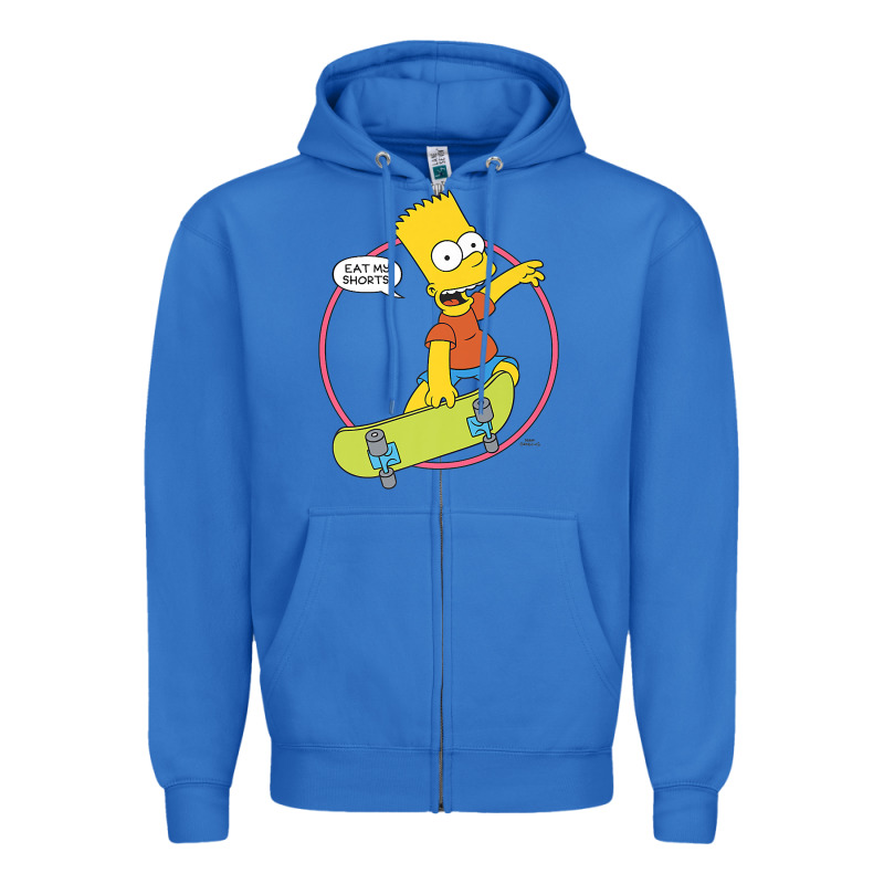 The Simpsons Bart Simpson Eat My Shorts Premium T Shirt Zipper Hoodie by linhVisuals | Teevron