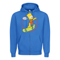 True Royal the simpsons bart simpson eat my shorts premium t shirt Zipper Hoodie - linhVisuals