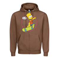 Chestnut the simpsons bart simpson eat my shorts premium t shirt Zipper Hoodie - linhVisuals
