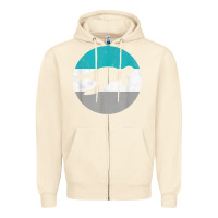 Sandshell sea turtle retro gift for men or boys t shirt Zipper Hoodie - linhVisuals