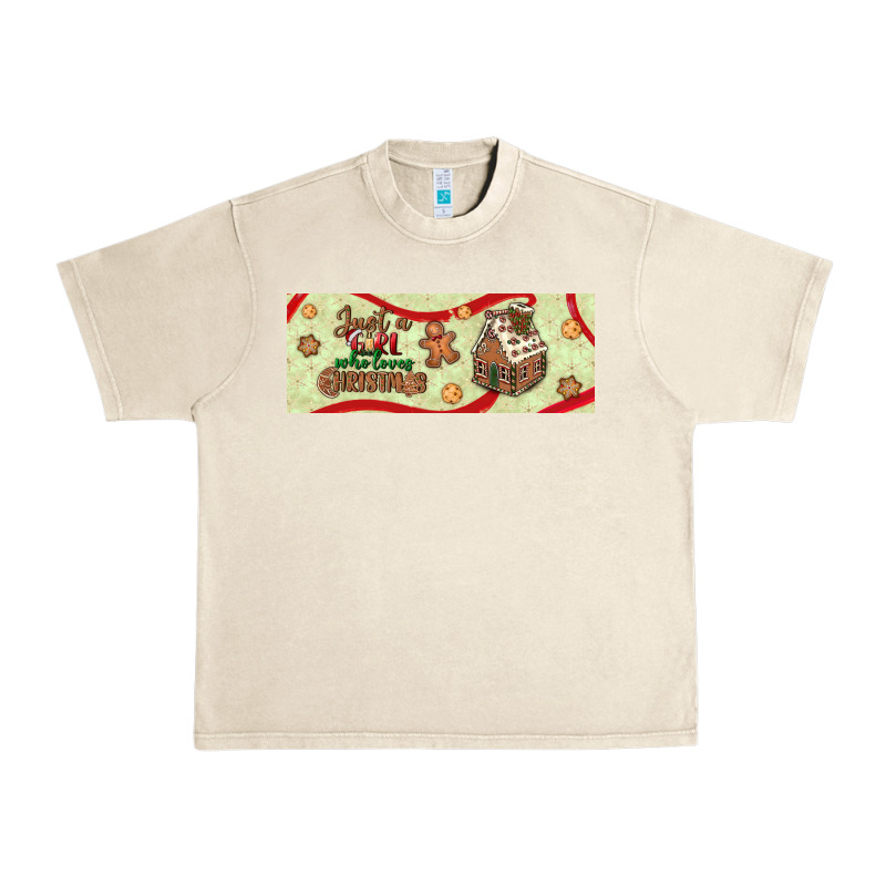 Just A Girl Who Loves Christmas Urban Heavy Tee by BundleAndBundleShop | Teevron