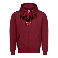 Burgundy the villian rollercoaster geauga lake t shirt Zipper Hoodie - linhVisuals