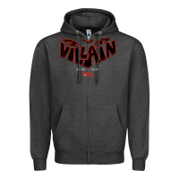 Charcoal Heather the villian rollercoaster geauga lake t shirt Zipper Hoodie - linhVisuals
