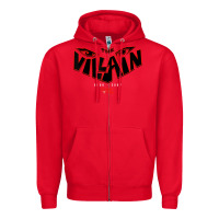 Red the villian rollercoaster geauga lake t shirt Zipper Hoodie - linhVisuals