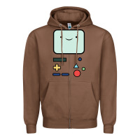 Chestnut bmo   adventure time Zipper Hoodie - linhVisuals