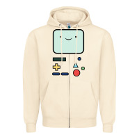 Sandshell bmo   adventure time Zipper Hoodie - linhVisuals