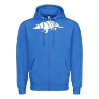 True Royal armadillo Zipper Hoodie - linhVisuals